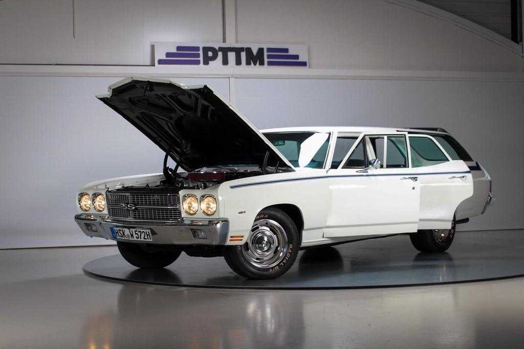 1970 Chevrolet Chevelle SS 454 Station Wagon - 8-Seater!, Automaat, Achterwielaandrijving, 8 stoelen, Chevrolet