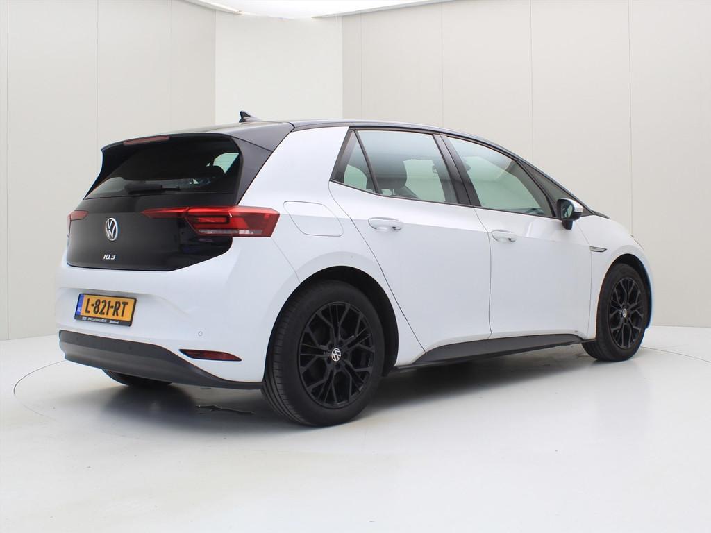 Volkswagen Id.3 58kWh 204pk PRO 90% SoH [ ACC+LED+STOELVERWA, Auto's, Automaat, Stof, Gebruikt, Zwart