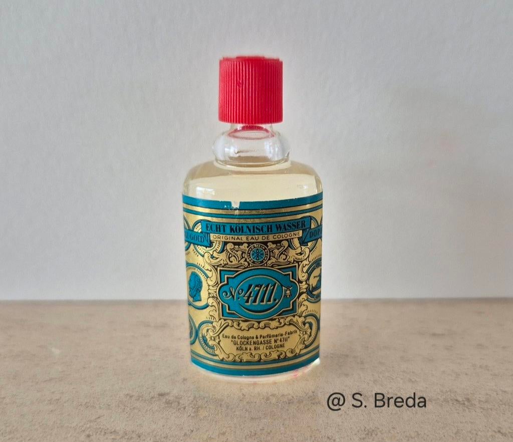 4711 Vintage Eau de Cologne miniatuur vol, Ophalen of Verzenden, Zo goed als nieuw, Miniatuur, Gevuld