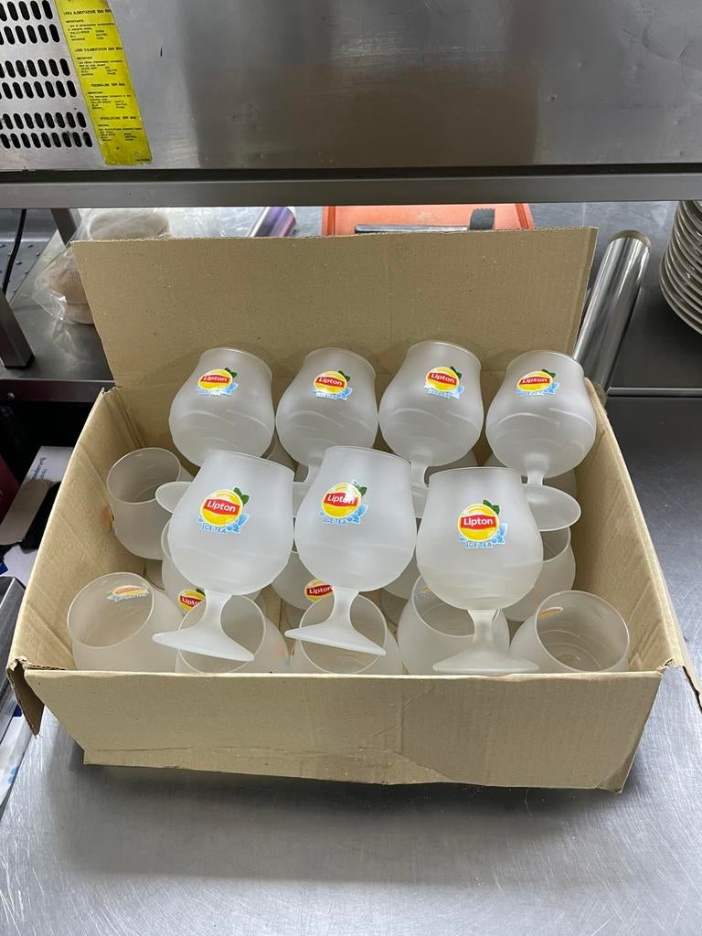 Lipton Ice Tea glazen - 21 stuks, Verzamelen, Glas en Borrelglaasjes, Ophalen of Verzenden, Nieuw, Frisdrankglas