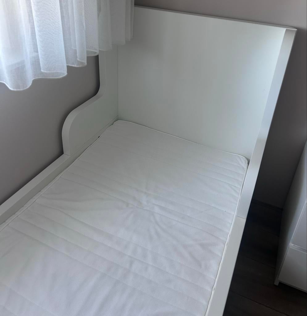 Ikea Busunge meegroeibed met matras, Ophalen, Gebruikt, 70 tot 85 cm, Matras