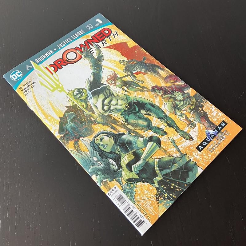 Aquaman/Justice League: Drowned Earth Vol.1 #1 (2019) VF/NM, Eén comic, Amerika, Ophalen of Verzenden, Zo goed als nieuw