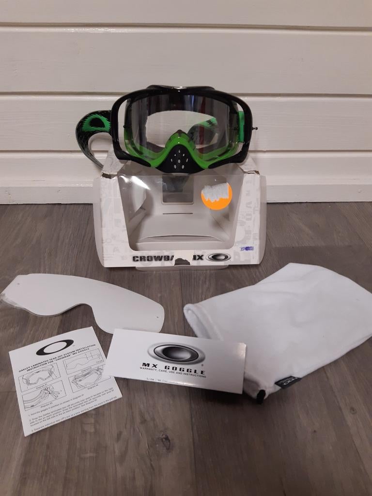 Oakley crowbar bmx mx motorcrossbril, Ophalen of Verzenden, Tweedehands