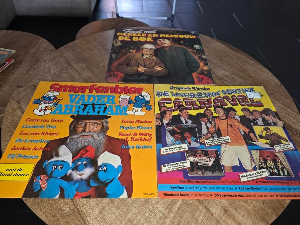 3 lp's van Vader Abraham en André van Duin, Ophalen of Verzenden