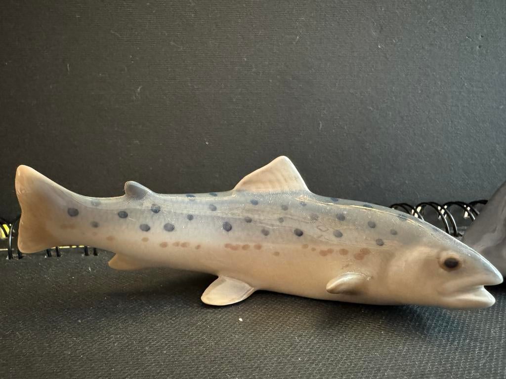 Royal Copenhagen vis 1602 (forel/zalm) – puntgaaf, Antiek en Kunst, Ophalen of Verzenden