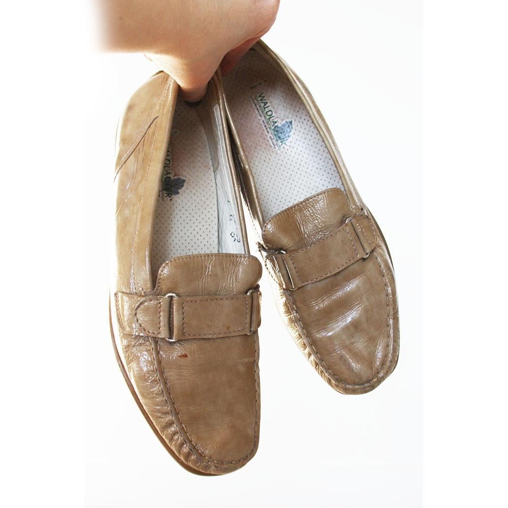 Mooie Lakleren Waldläufer Instappers s12 (Maat H 42) € 40,-, Overige kleuren, Instappers, Ophalen of Verzenden, Zo goed als nieuw