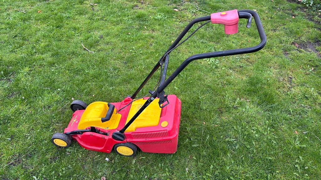 Elektrische grasmaaier wolf garten, Ophalen, Zo goed als nieuw