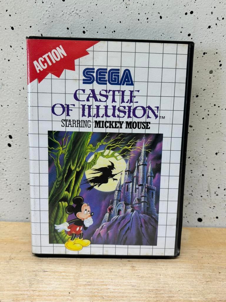 Vintage Sega game 1990 Mickey Mouse castle of illusion, Spelcomputers en Games, Avontuur en Actie, 1 speler, Ophalen of Verzenden