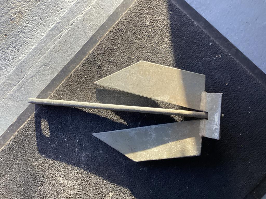 mooi gegalvanizeerd anker. 5 KG., Ophalen of Verzenden, Gebruikt, Overige typen