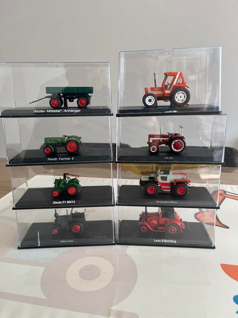 Verzameling trekkers Schuco Fendt Deutz Lanz IHC, Ophalen of Verzenden, Nieuw, Tractor of Landbouw, Schuco