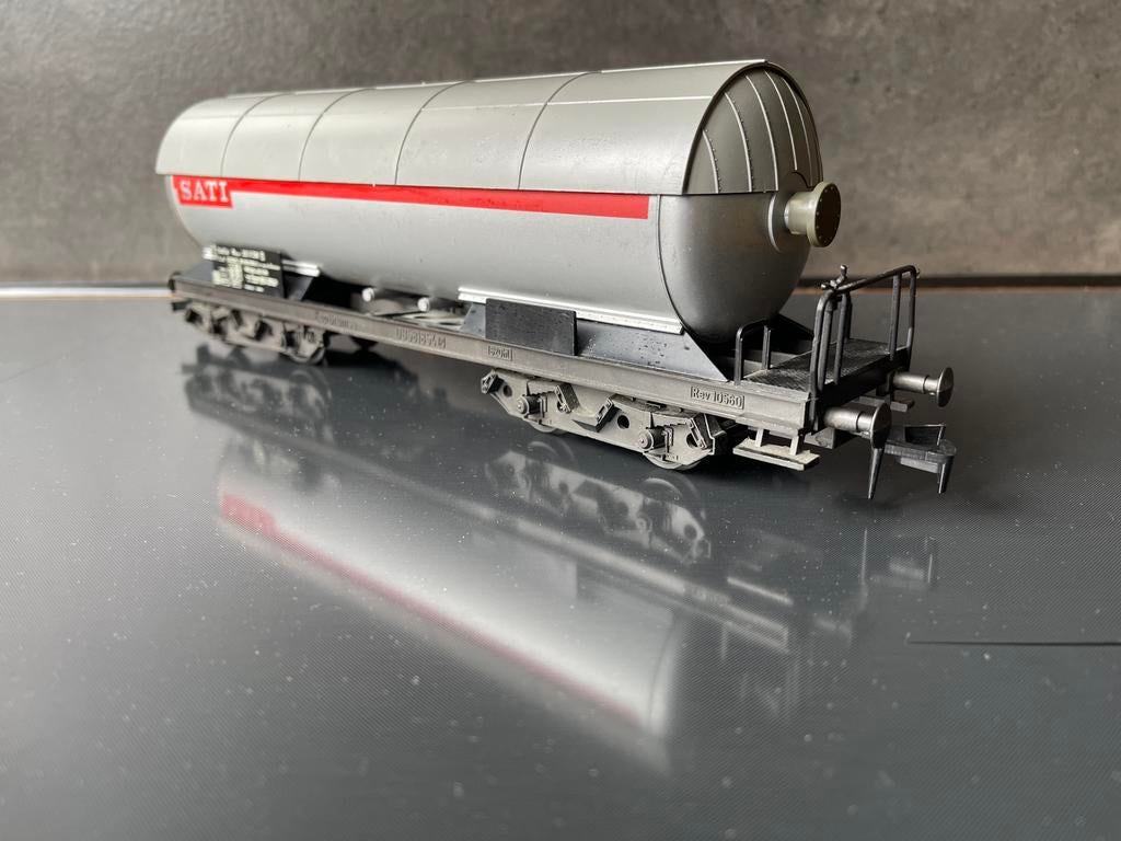 SATI FS Italia 551130 wagon ketelwagen spoor 0, Hobby en Vrije tijd, Modeltreinen | Overige schalen, Overige merken, Gelijkstroom of Wisselstroom