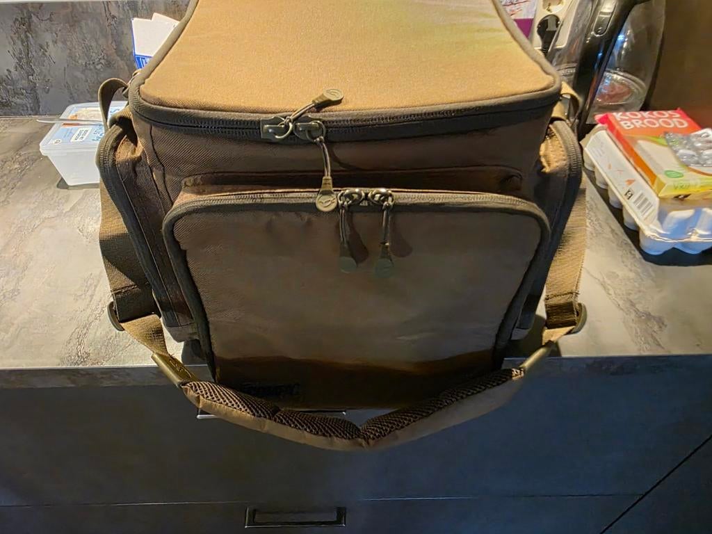 Korda Compac Cube incl. Tackle Safe & onderlijn materiaal, Ophalen of Verzenden, Zo goed als nieuw, Koffer of Tas