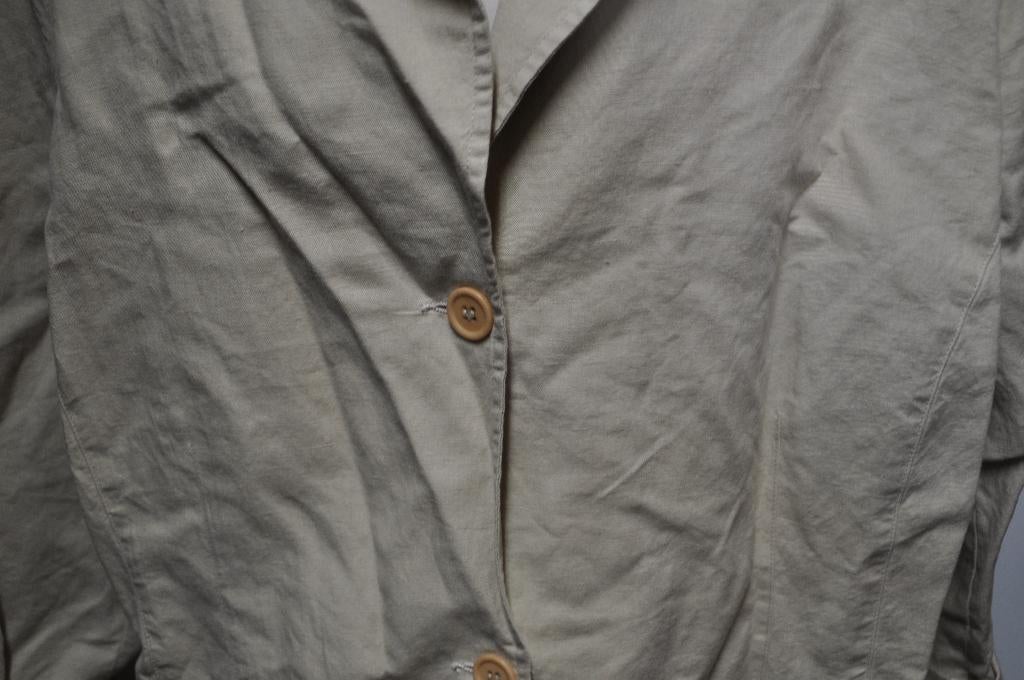 L42L Head over heels Jasje bruin Linnen katoen XXL, Kleding | Dames, Ophalen of Verzenden, Zo goed als nieuw, Bruin, Jasje of Colbert