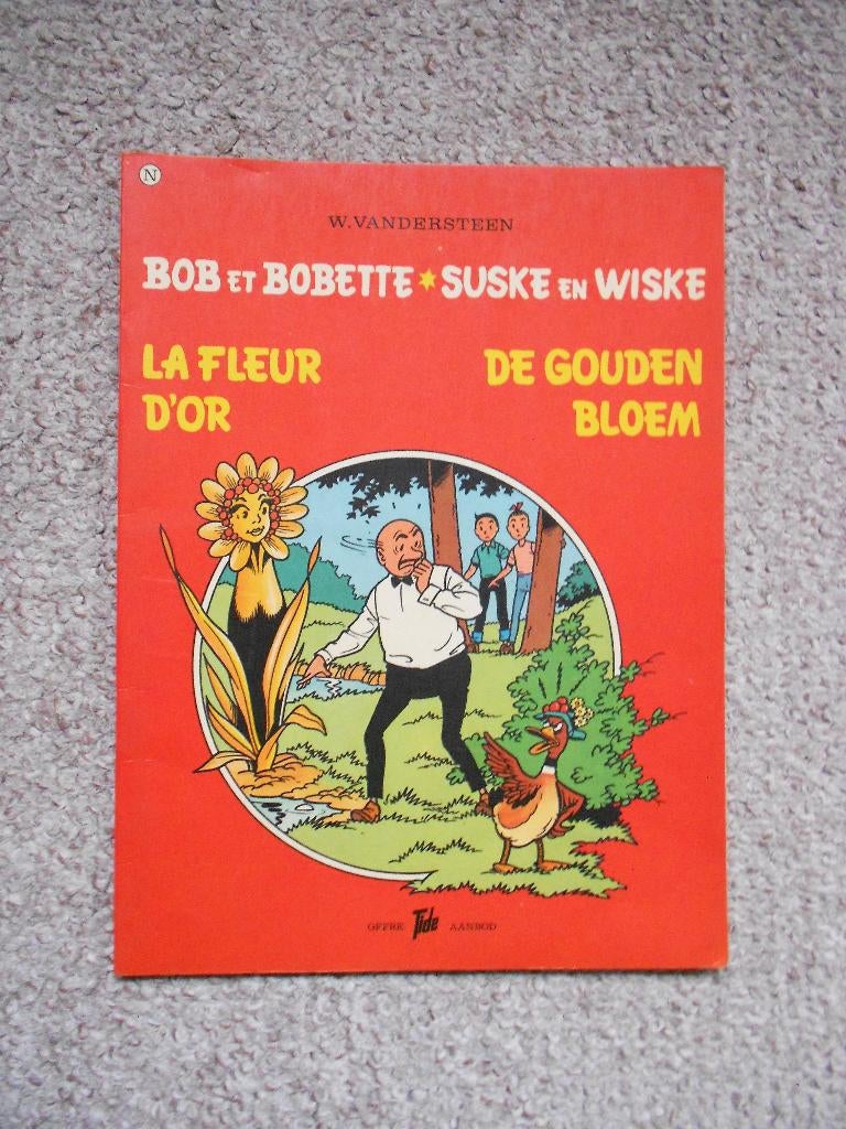 Suske en Wiske/Bob et Bobette -De Gouden Bloem/La Fleur d'Or, Willy Vandersteen, Eén stripboek, Nieuw, Ophalen of Verzenden