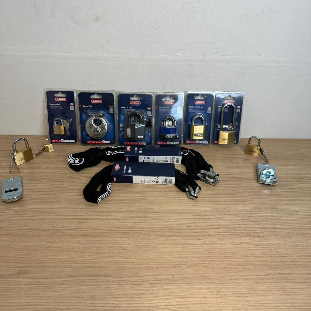 Partijhandel/ restpartij/ Markthandel/Abus sloten, Ophalen, Nieuw