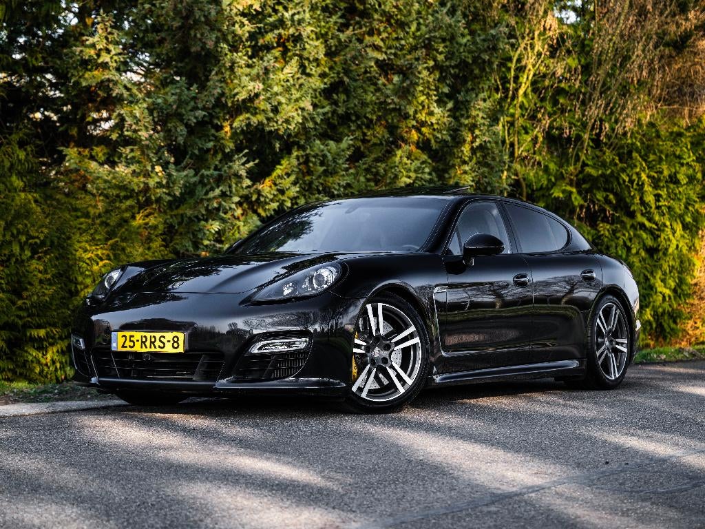 Porsche Panamera 4.8 Turbo S PDK 2011 Full Option, Auto's, Porsche, Automaat, Zwart, Bedrijf, 551 pk