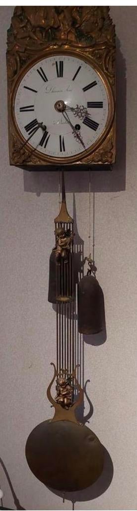 Antieke Franse Comtoise Klok, Ophalen of Verzenden