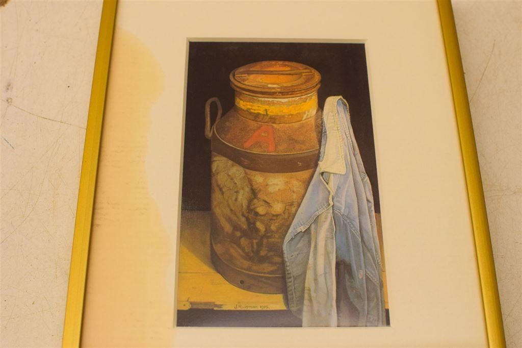 prent van een Melkbus met een A geschilderd 49257, Ophalen of Verzenden, Voor 1920, Ongelopen, Noord-Brabant