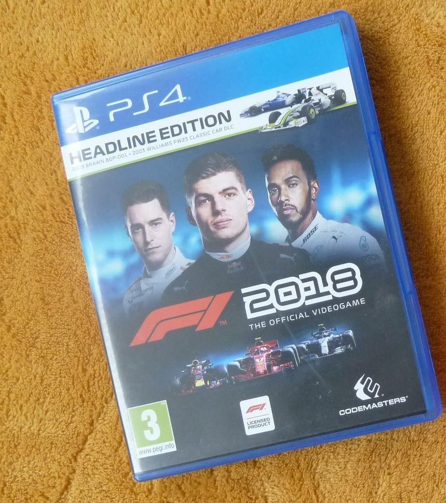 Playstation 4  game   MAX VERSTAPPEN    2018, Spelcomputers en Games, Vanaf 18 jaar, 1 speler, Racen en Vliegen, Ophalen of Verzenden