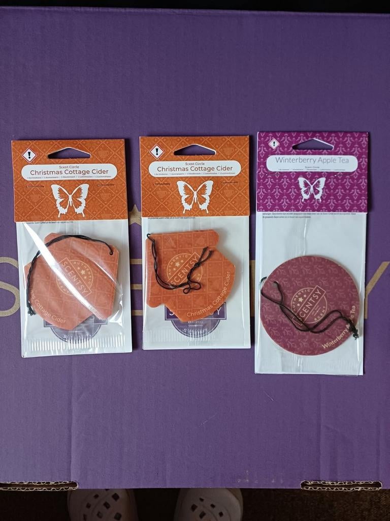 3 nieuwe Scentsy geurcirkels, Ophalen of Verzenden, Nieuw