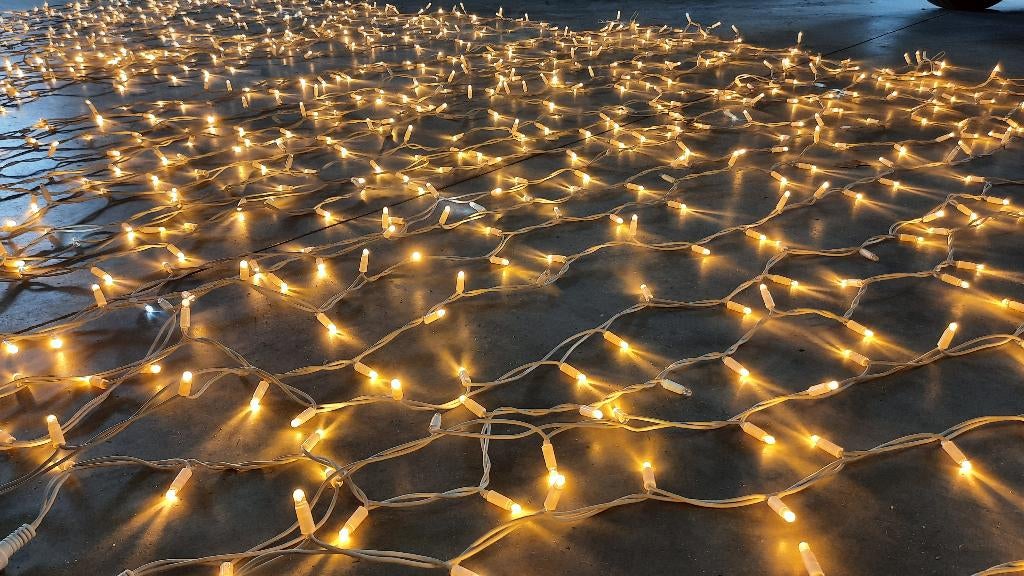 Professionele Twinkle Lichtgordijnen (Kerstverlichting), Ophalen of Verzenden, Zo goed als nieuw, Licht