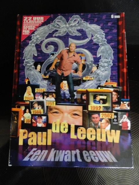6DVD Paul de Leeuw - Een kwart eeuw, Alle leeftijden, Verzenden, Zo goed als nieuw, Tv-programma of Sketches