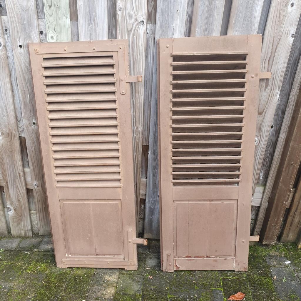 Oude houten luiken (2 stuks), Ophalen