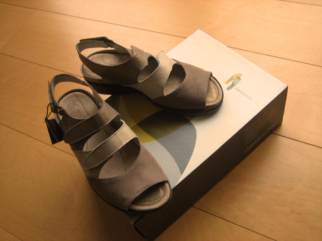 Nieuw! Comfort sandaal CLASSIC WALKER MIA 4,5 H snazzeys, Bruin, Classic Walker, Nieuw, Sandalen of Muiltjes