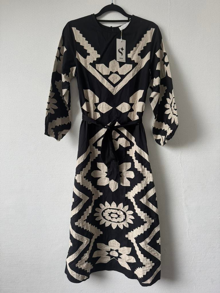 Nieuw Shoeby x Lonneke Nooteboom jurk XS/S, Verzenden, Zwart, Nieuw, Maat 36 (S)