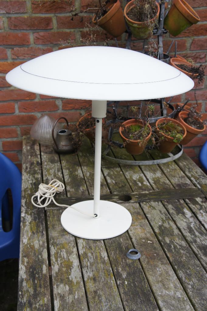 Peill Putzler vintage retro design mushroom lamp, Ophalen, 50 tot 75 cm, Glas, Gebruikt