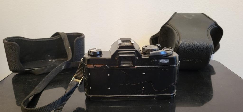 Yashica FX-3 Spiegelreflexcamera met lenzen, Audio, Tv en Foto, Fotocamera's Analoog, Ophalen, Gebruikt, Spiegelreflex, Overige Merken