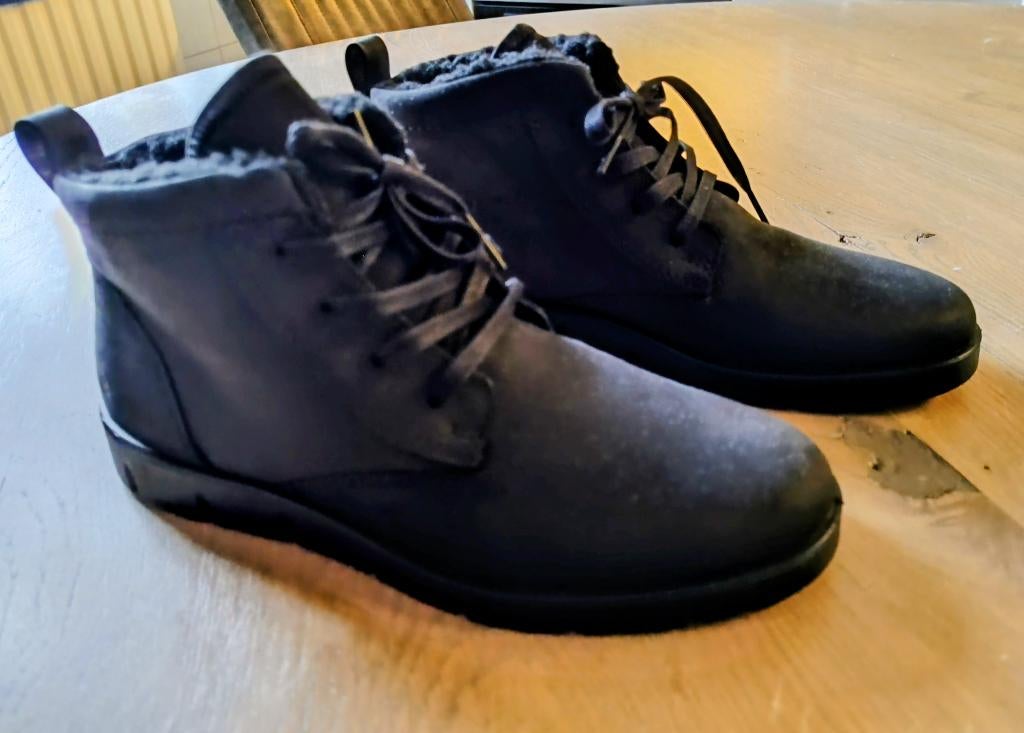 ECCO Bella veterboots zwart, Ecco, Zwart, Lage of Enkellaarzen, Nieuw