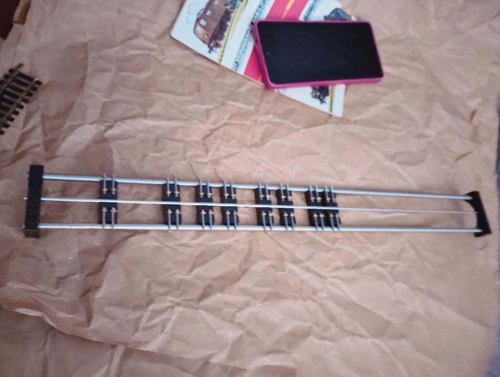 Rollenbank 6-8-10 rollers N-HO  fleischmann roco  mini trix, Gelijkstroom, Fleischmann, Nieuw, Rails