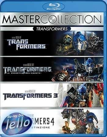 Blu-ray: Transformers Quadrilogy (1 2 3 4 2007-14) IT NLO, Ophalen of Verzenden, Nieuw in verpakking, Actie