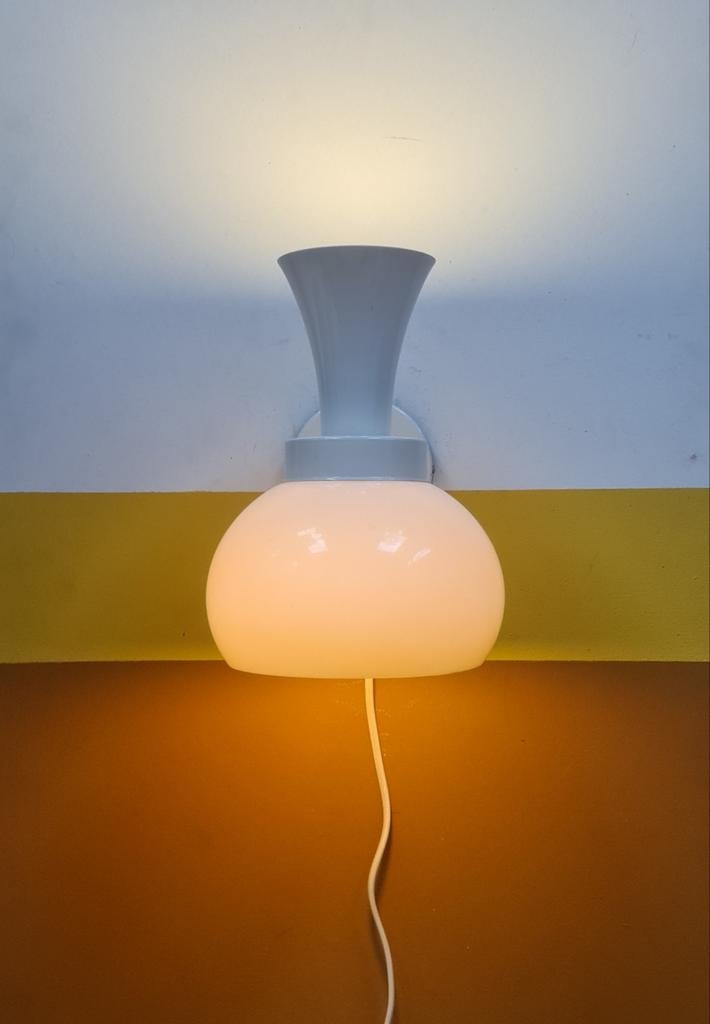Vintage, design diabolo wandlamp Herda, Huis en Inrichting, Lampen | Wandlampen, Ophalen of Verzenden, Herda