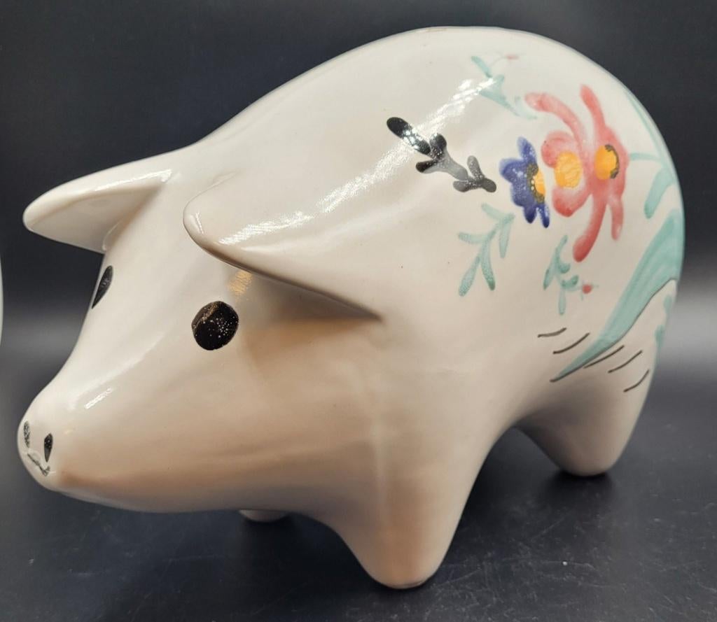 Groot Zweeds spaarvarken, Verzamelen, Spaarpotten, Ophalen of Verzenden, Gebruikt, Steen, Aardewerk of Keramiek, Dier