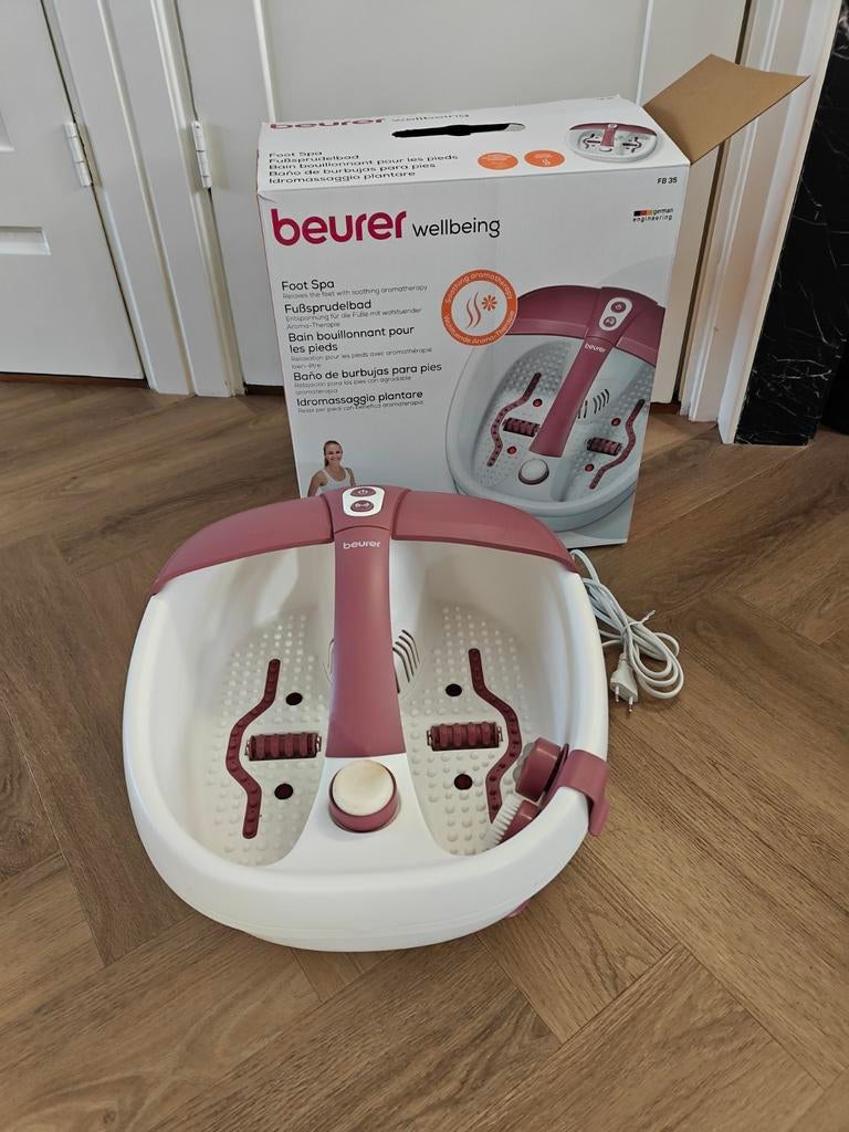 Beurer Voetenmassage Spa - Ontspanning voor je voeten!, Sport en Fitness, Massageproducten, Ophalen, Zo goed als nieuw, Apparaat