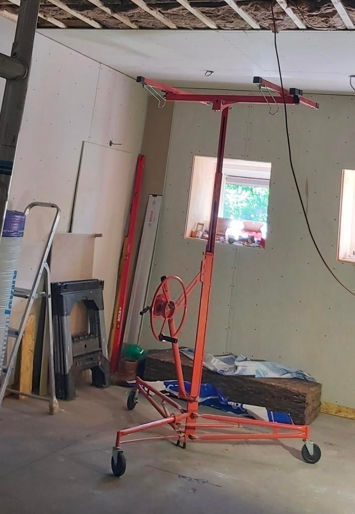 Te huur: gips platen lift voor gipsplaten tot 360cmx120cm, Doe-het-zelf en Verbouw, Ophalen