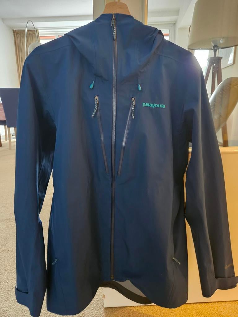 Patagonia Triolet Heren Regenjas - Maat S/M, Blauw, Patagonia, Ophalen of Verzenden, Zo goed als nieuw