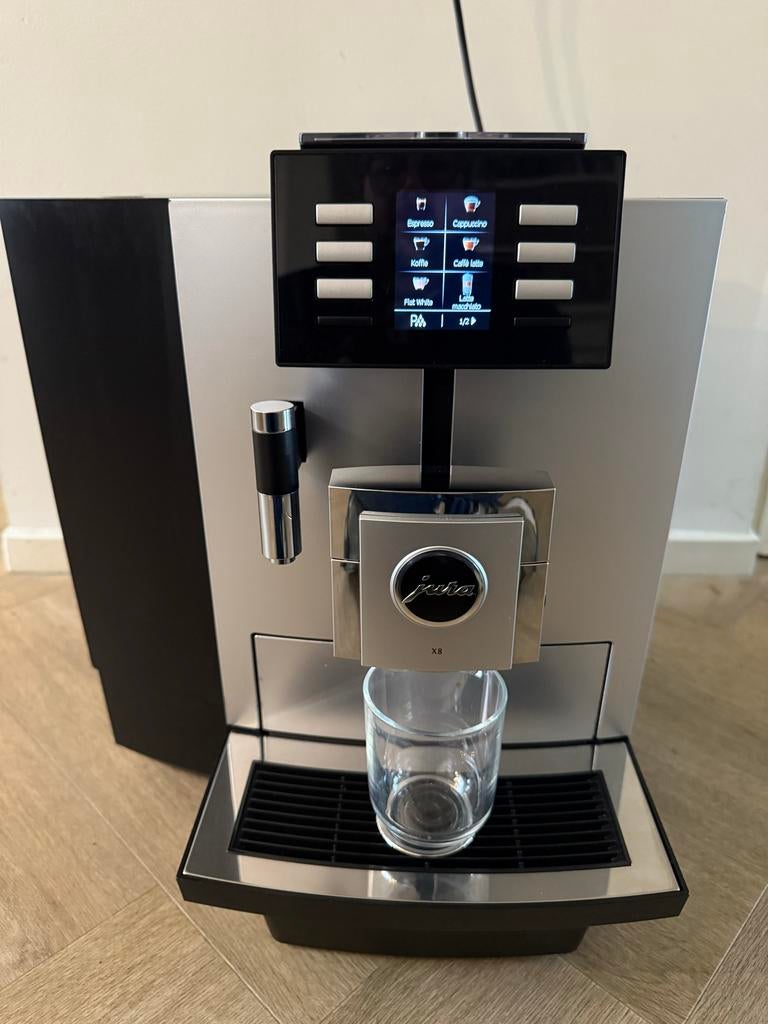 Jura X8 Gereviseerd - 6 Mnd Garantie, Witgoed en Apparatuur, Koffiezetapparaten, Afneembaar waterreservoir, Gebruikt, Espresso apparaat