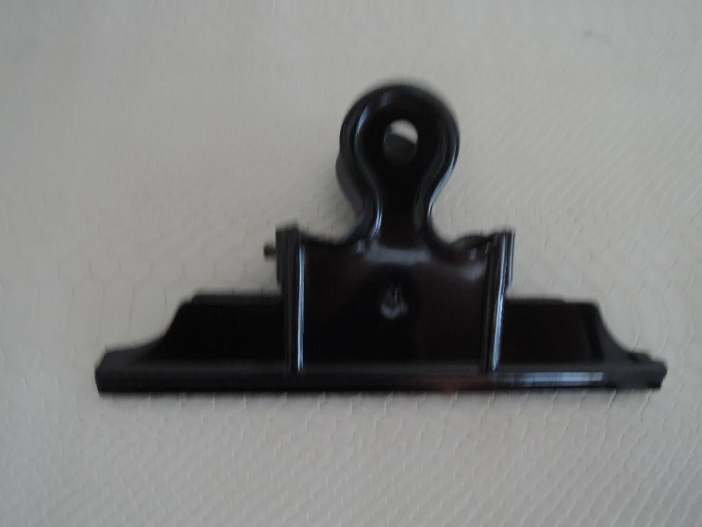 Ouderwetse metalen documenten klem, Antiek en Kunst, Ophalen of Verzenden