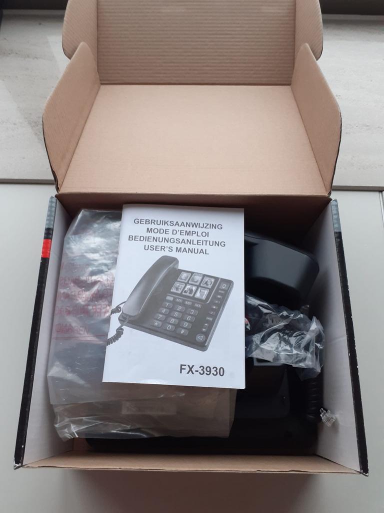 Telefoon met fototoetsen, Fysic FX-3930, Ophalen, Nieuw