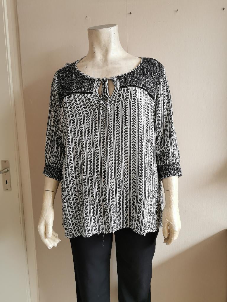 372 .. zgan tuniek maat 52 ??, Ophalen of Verzenden, Zo goed als nieuw, Overige kleuren, Blouse of Tuniek