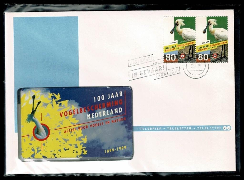 Telebrief : Nederland nummer 29 - Vogel bescherming, Ophalen of Verzenden, Nederland