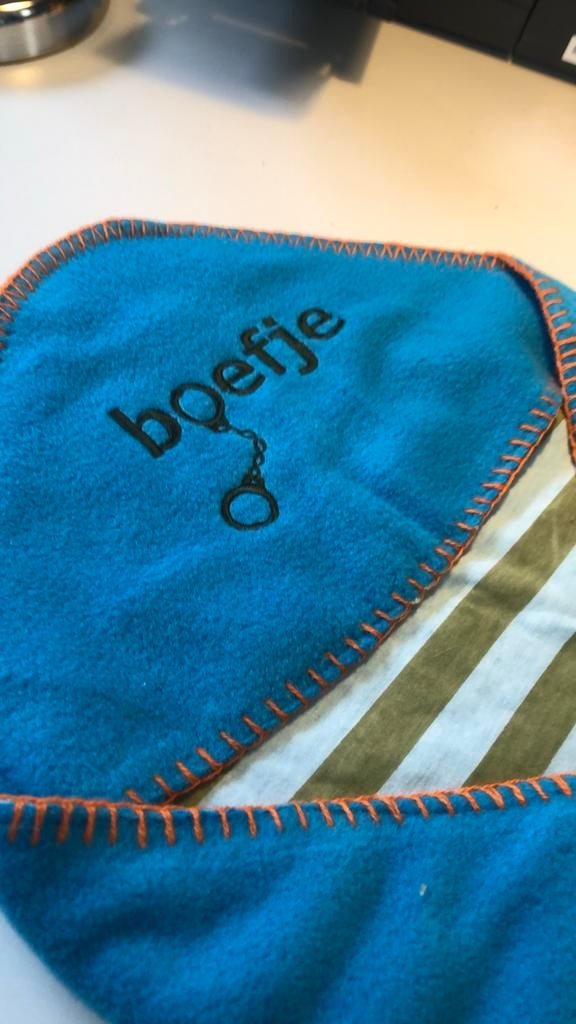 Bodywarmer blauw hond met 'Boefje' opdruk, Ophalen of Verzenden, Nieuw, Hondenbodywarmer