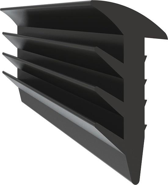 Ca 40 mtr. Deventer beglazingprofiel S-5083 kleur zwart., Minder dan 80 cm, Minder dan 80 cm, Nieuw, Ophalen of Verzenden