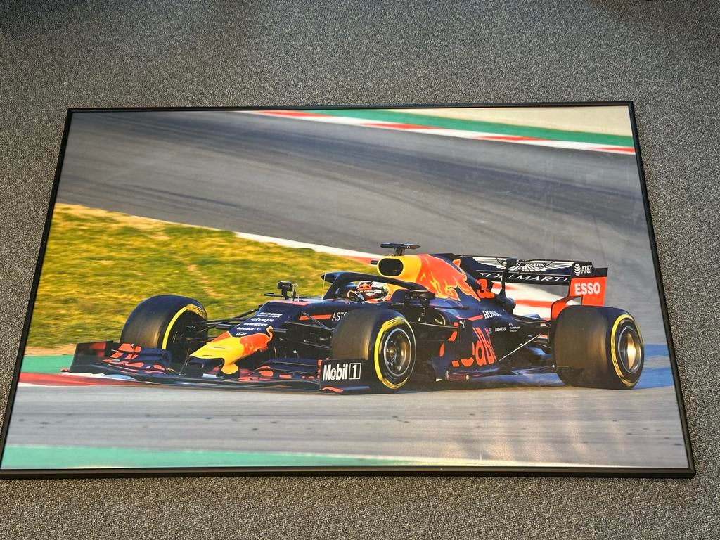 Max Verstappen poster ingelijst 90x60, Ophalen, Nieuw