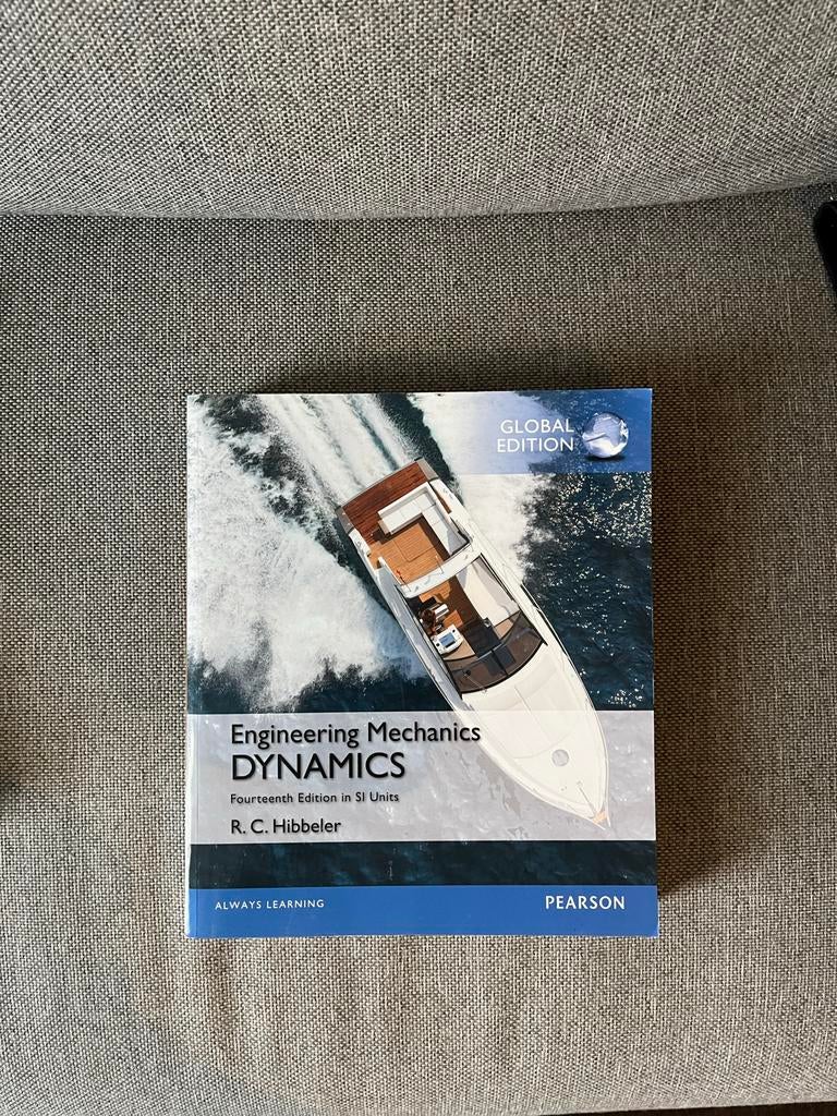 Dynamica boek - Hibbeler Werktuigbouwkunde, Ophalen of Verzenden, Zo goed als nieuw, Werktuigbouwkunde