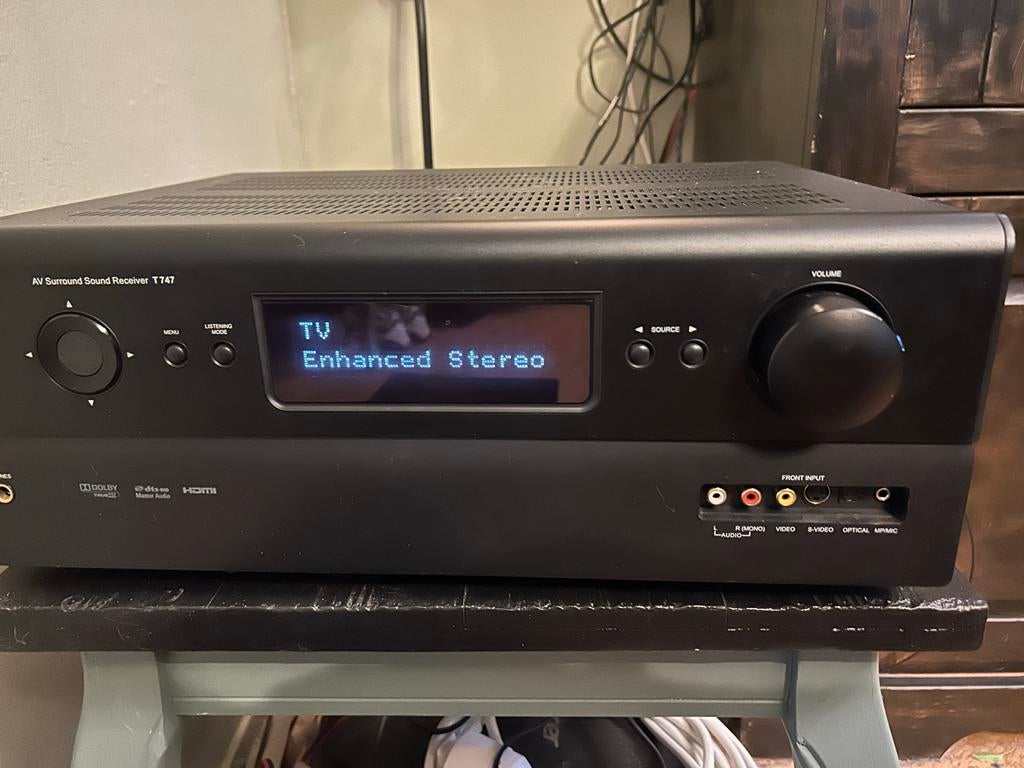 NAD T 747 AV Surround Sound Receiver, Ophalen, Gebruikt, 120 watt of meer
