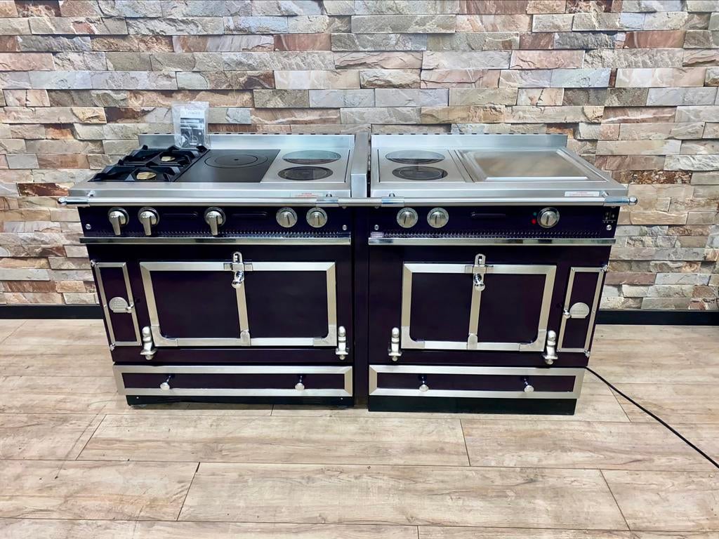 Prachtige Luxe La Cornue 3 pits + coupe de feu 4 zones 180cm, Fornello Esperta, Grill, Ophalen of Verzenden, Zo goed als nieuw